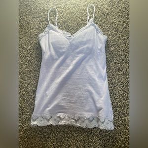 lace lavender tank top